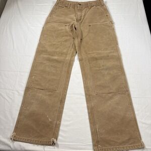 PANTS DOUBLE KNEE Carhartt B01 BRN Work  Mens 34/34 Faded NO TAGS